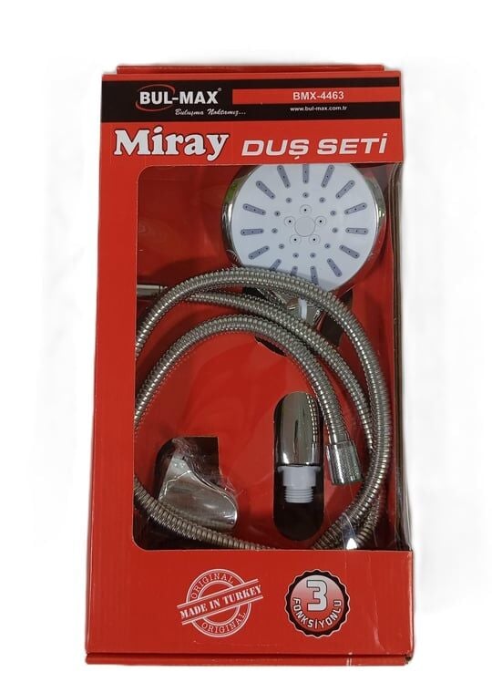 Bulmax 3 Fonksiyonlu Damla Duş Seti Bmx-4452