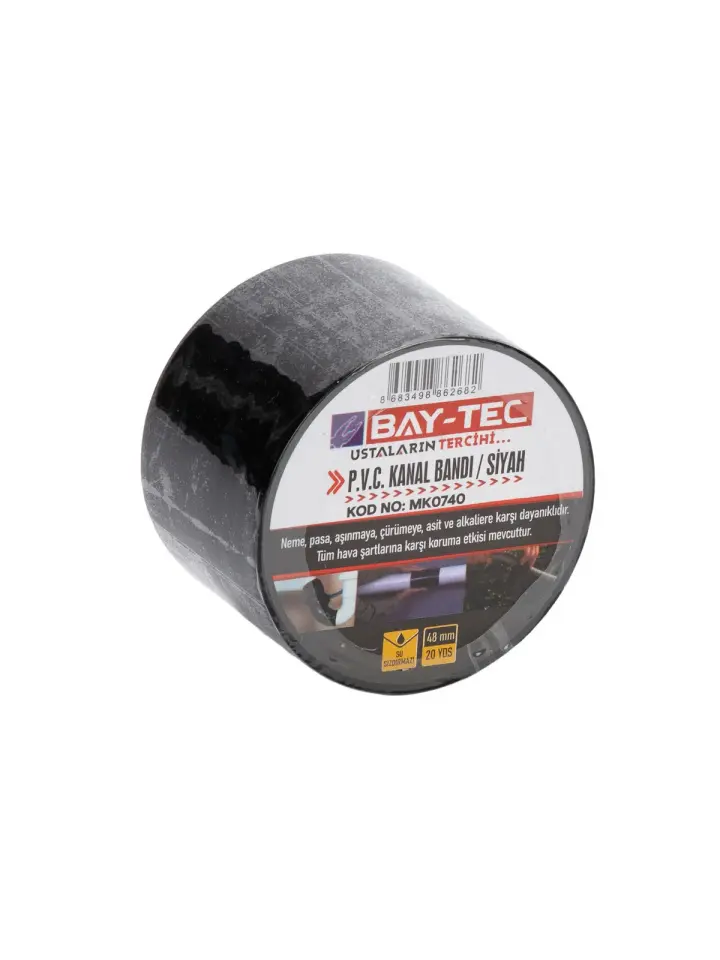 Bay-Tec MK0740 48 mm Siyah P.V.C Kanal Bandı