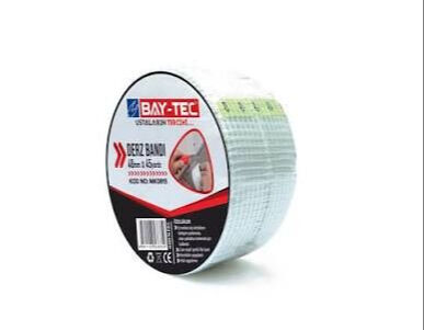 Bay-Tec MK0741 48 mm Beyaz P.V.C Kanal Bandı
