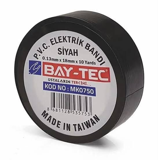 Bay-Tec MK0750 Siyah Elektrik Bandı