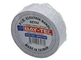 Bay-Tec MK0760 Beyaz Elektrik Bandı