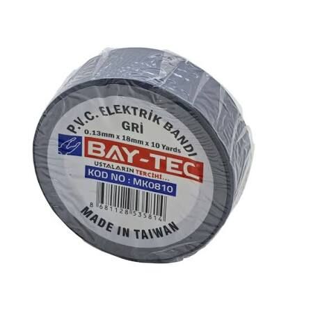 Bay-Tec MK0810 Gri Elektrik Bandı