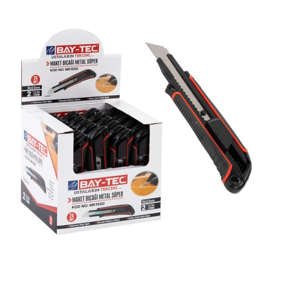 Bay-tec MK1550 Maket Bıçağı Metal Süper