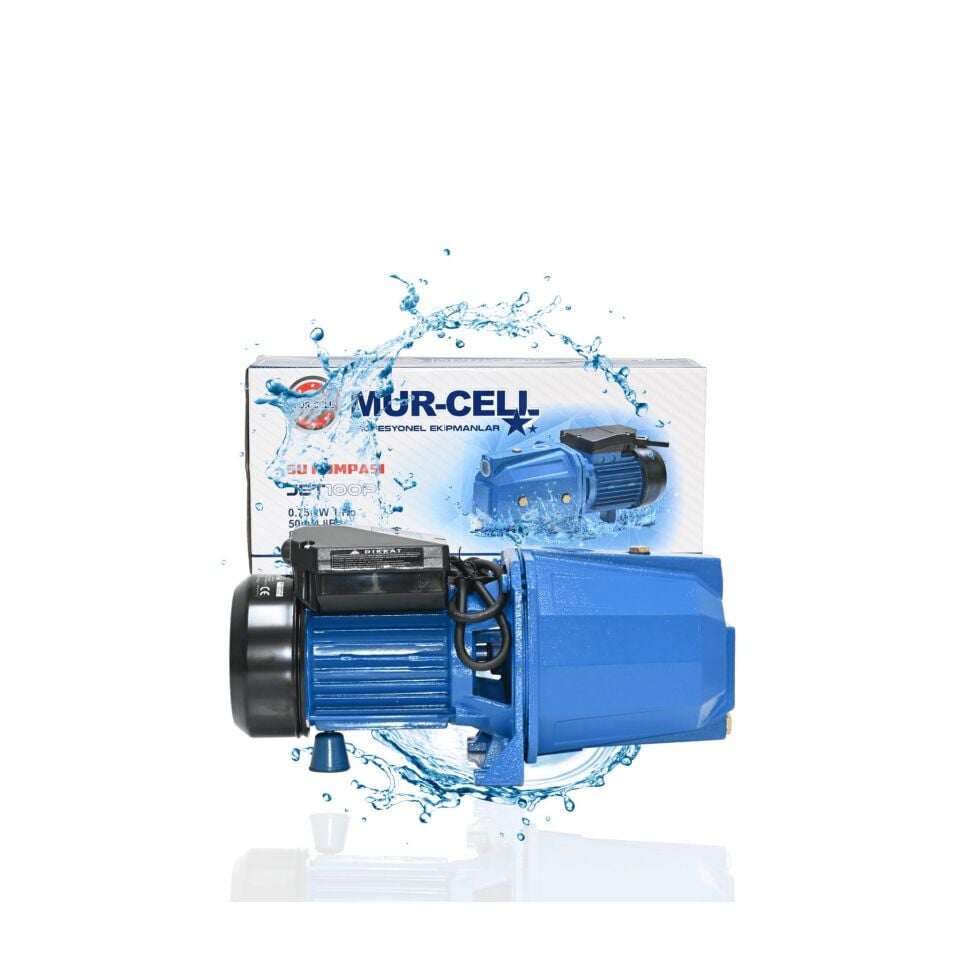 MUR-CELL Jet100p Santifürüj  1hp Su Pompası 0.75kw