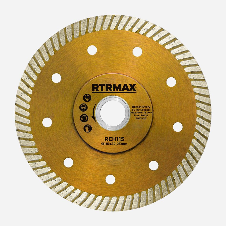 Rtrmax REH115 Çapaksız Turbo Kesim Elmas Testere