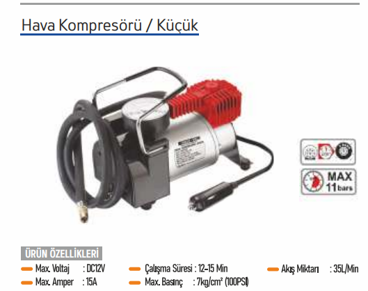 Bay-tec MK4900 Hava Kompresörü / Küçük