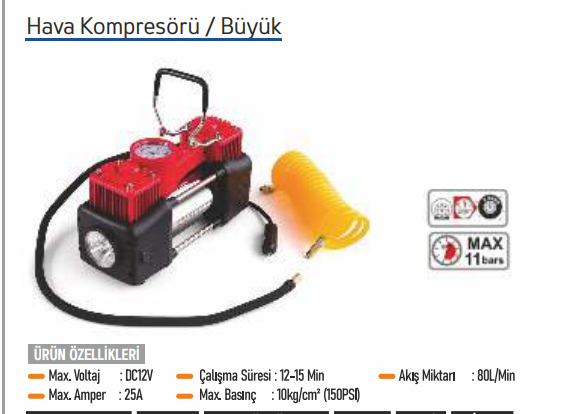Bay-tec MK4910 Hava Kompresörü / Büyük