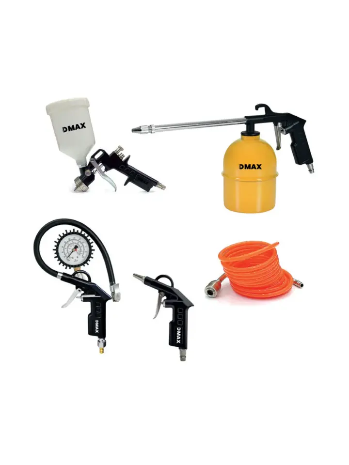 DMAX Boya Ve Hava Tabancası Seti 5 Parça DMX4251