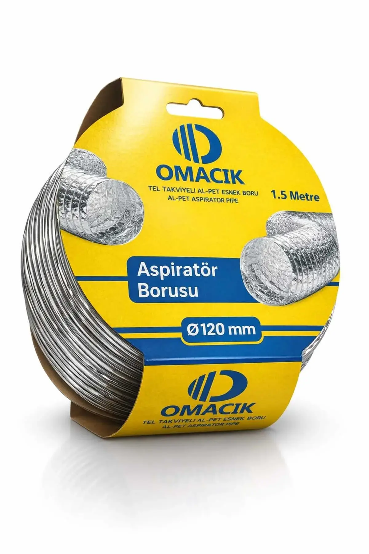 Aspiratör Davlumbaz Havalandırma Borusu 120 mm
