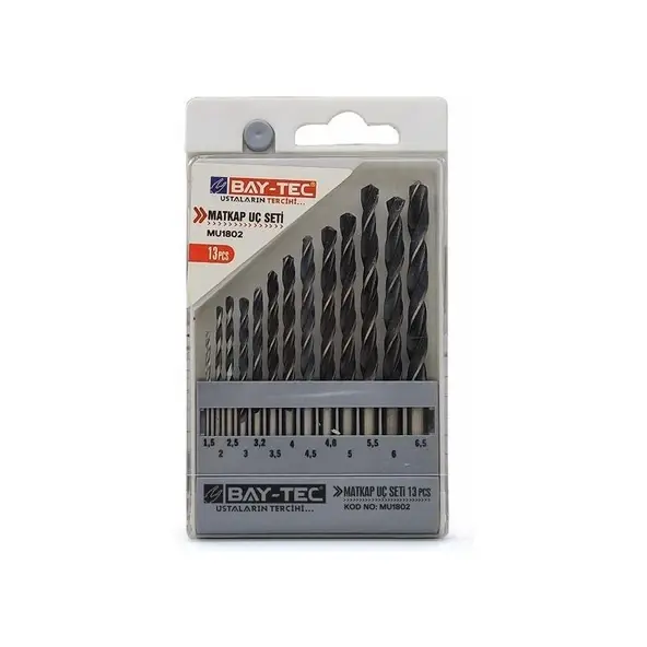 Bay-Tec MU1802 Matkap Uç Seti 13 Pcs