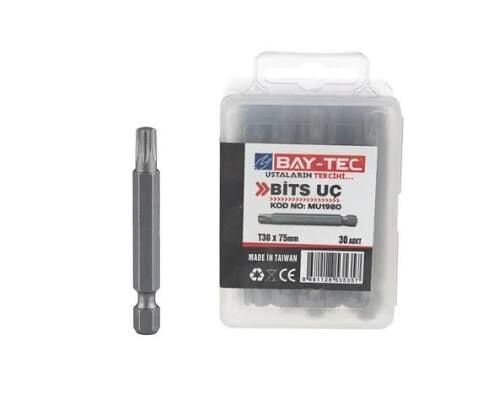 Bay-Tec MU1980 T30 x 75mm  Bits Uç