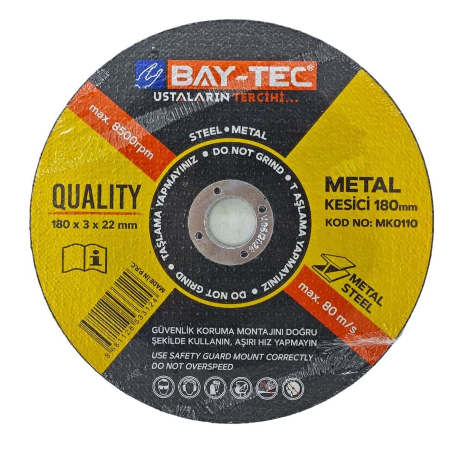 Bay-Tec MK0110 180mm Metal Kesici Taş