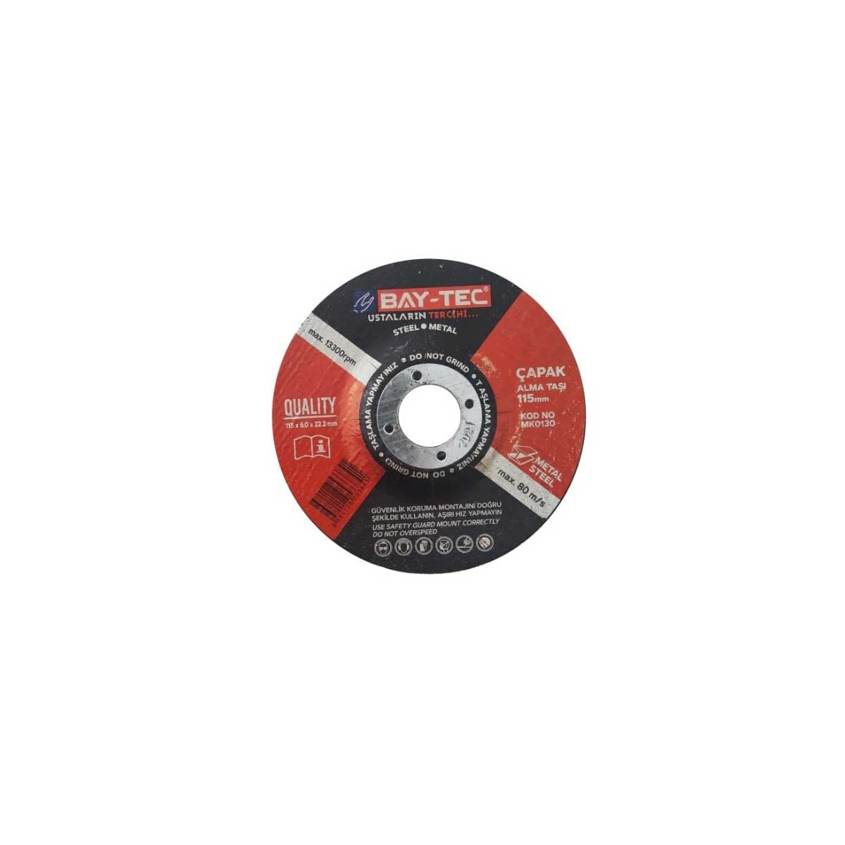 Bay-Tec MK0130 115mm Çapak Alma Taşı
