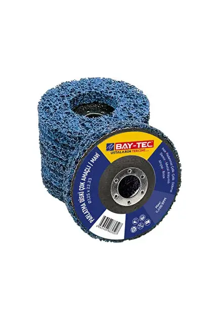 Bay-Tec MK0224-4 115mm Parlatma Diski Çok Amaçlı / Mavi