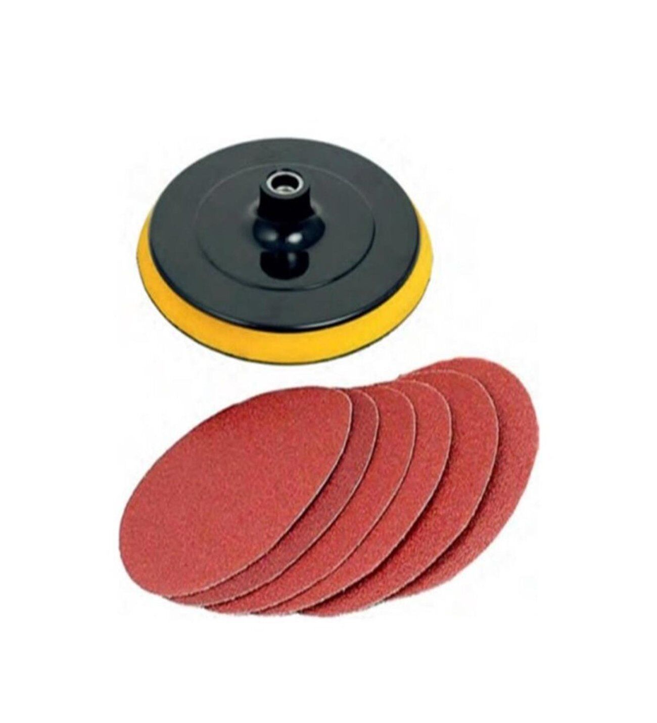Bay-Tec MK0230 115mm Cırtlı Disk Zımpara / 6 Yedekli