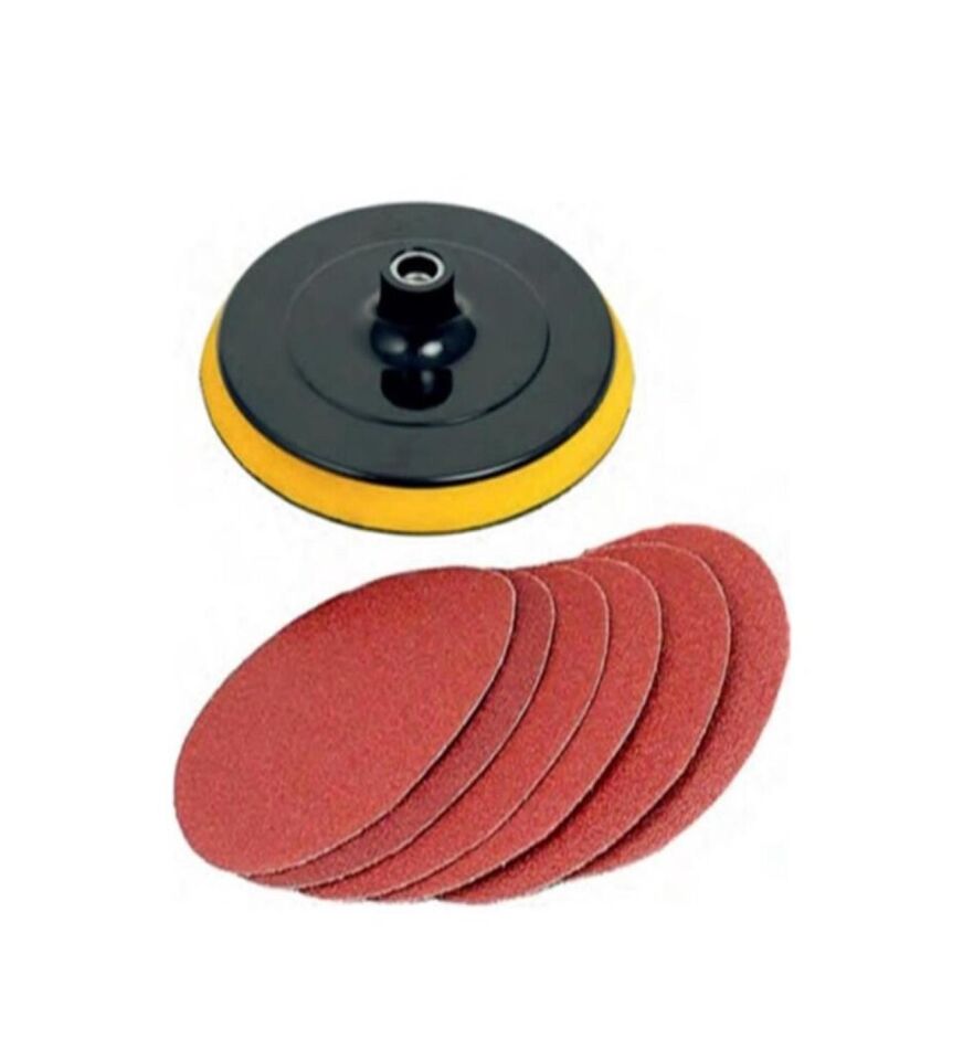 Bay-Tec MK0230 115mm Cırtlı Disk Zımpara / 6 Yedekli