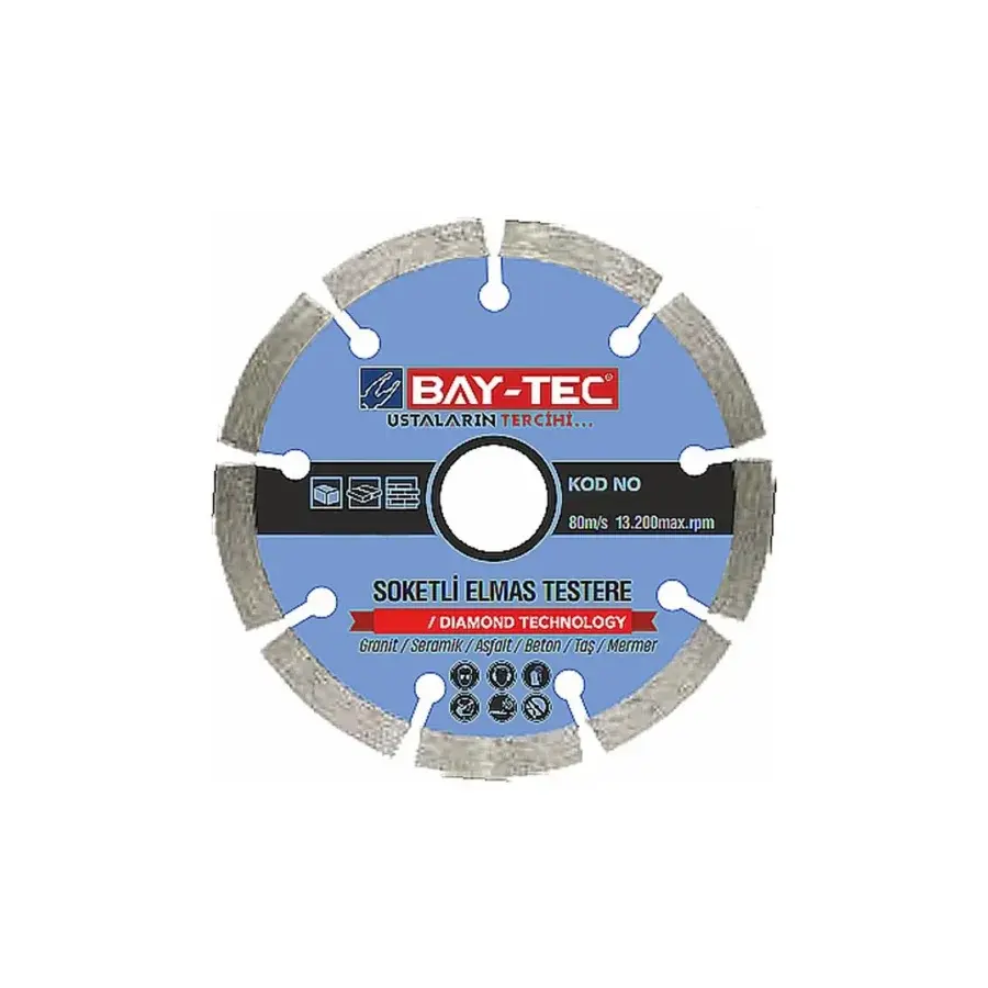 Bay-Tec MK0265 180mm Soketli Elmas Testere